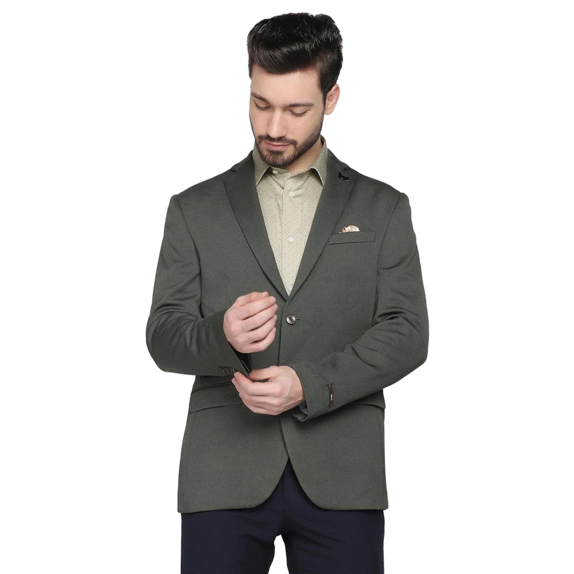 blackberrys Men's Slim Blazer (NL-DO-JAPSON2# Olive 50)-picture-32
