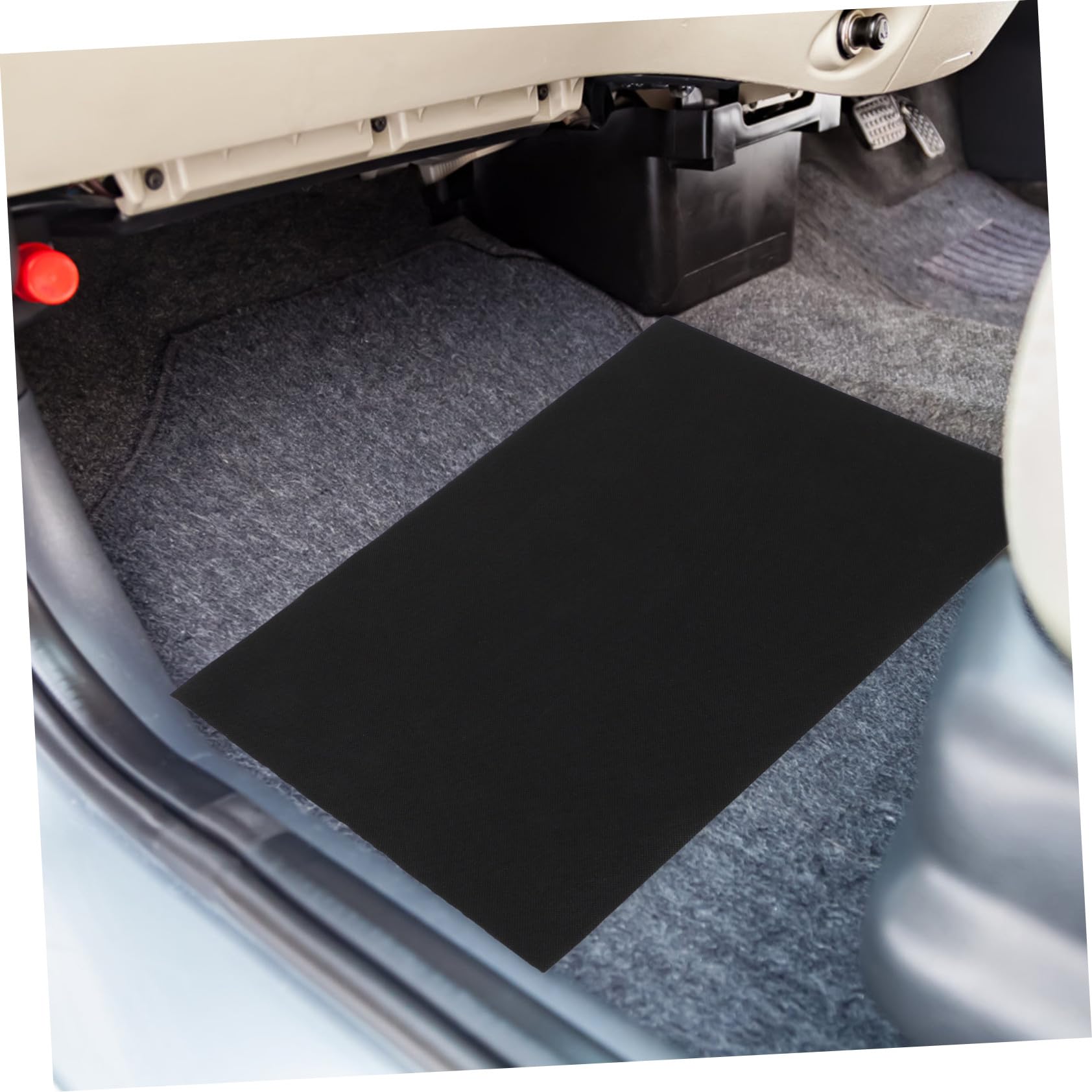 Gatuida Tappetini per Auto Nero Non Tessuto 50 Pezzi Protezione Completa per Tappeti Macchina per Veicoli Protezione Dall'usura e Sporco