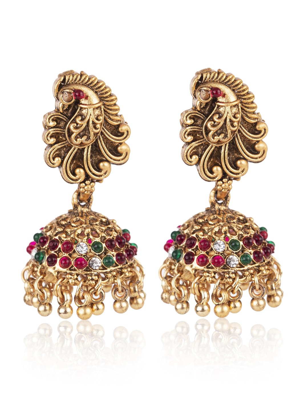 Gold Plated Goddess Lakshmi Temple Choker Set