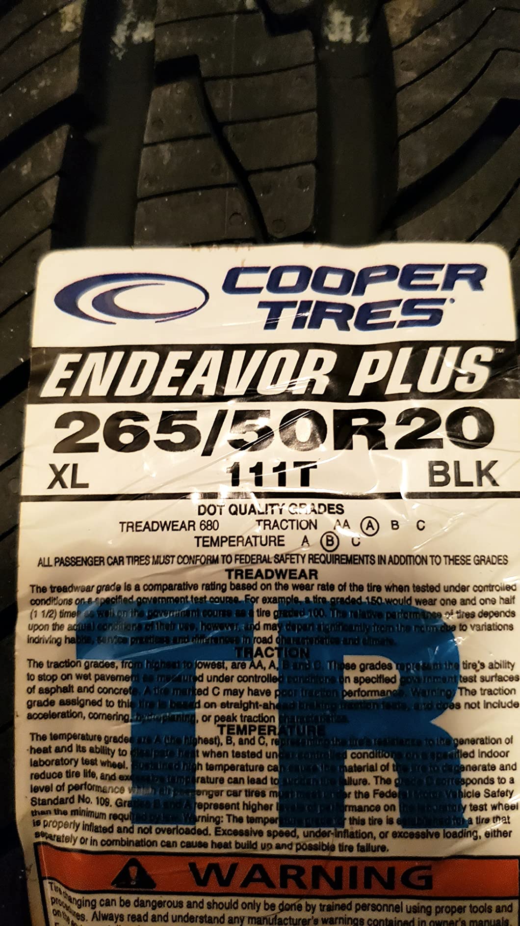 24/mo Finance Cooper Endeavor Plus AllSeason 235/55R17 99H Tire Buy Now, Pay Later