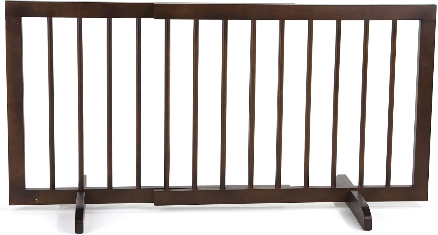 Cardinal Walnut Step Over Gate Amazon.ca Pet Supplies