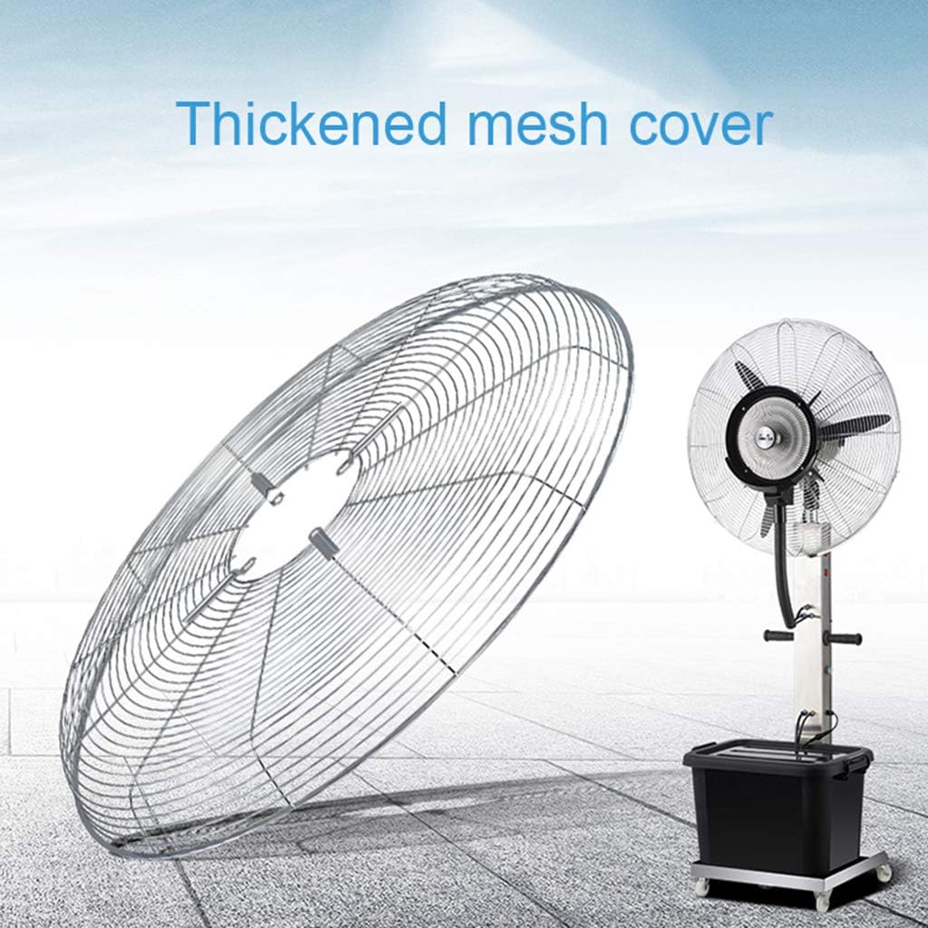 Black 3-Speed Oscillating Misting Pedestal Fan,42L Water Tank Large for Industrial, Commercial, Residential, and Greenhouse
