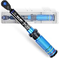 INGJER Mini 1/4" Drive Click Torque Wrench 20-240 in.lb - Precise ±3% Accurate 72-Tooth Reversible for Bike, Motorcycle, DIY