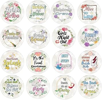 Creanoso Fun Bachelorette Stickers 10 Sets X 16 Designs