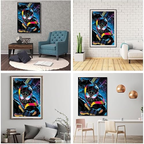 Miniatura 5 de Super Hero - Kit de pintura de diamante para adultos  Spider 5D Kit de pintura de diamantes para adultos principiantes, pintura con diamantes,