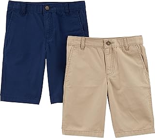 Simple Joys by Carter's Toddler Boys' 2-Pack Flat Front Shorts