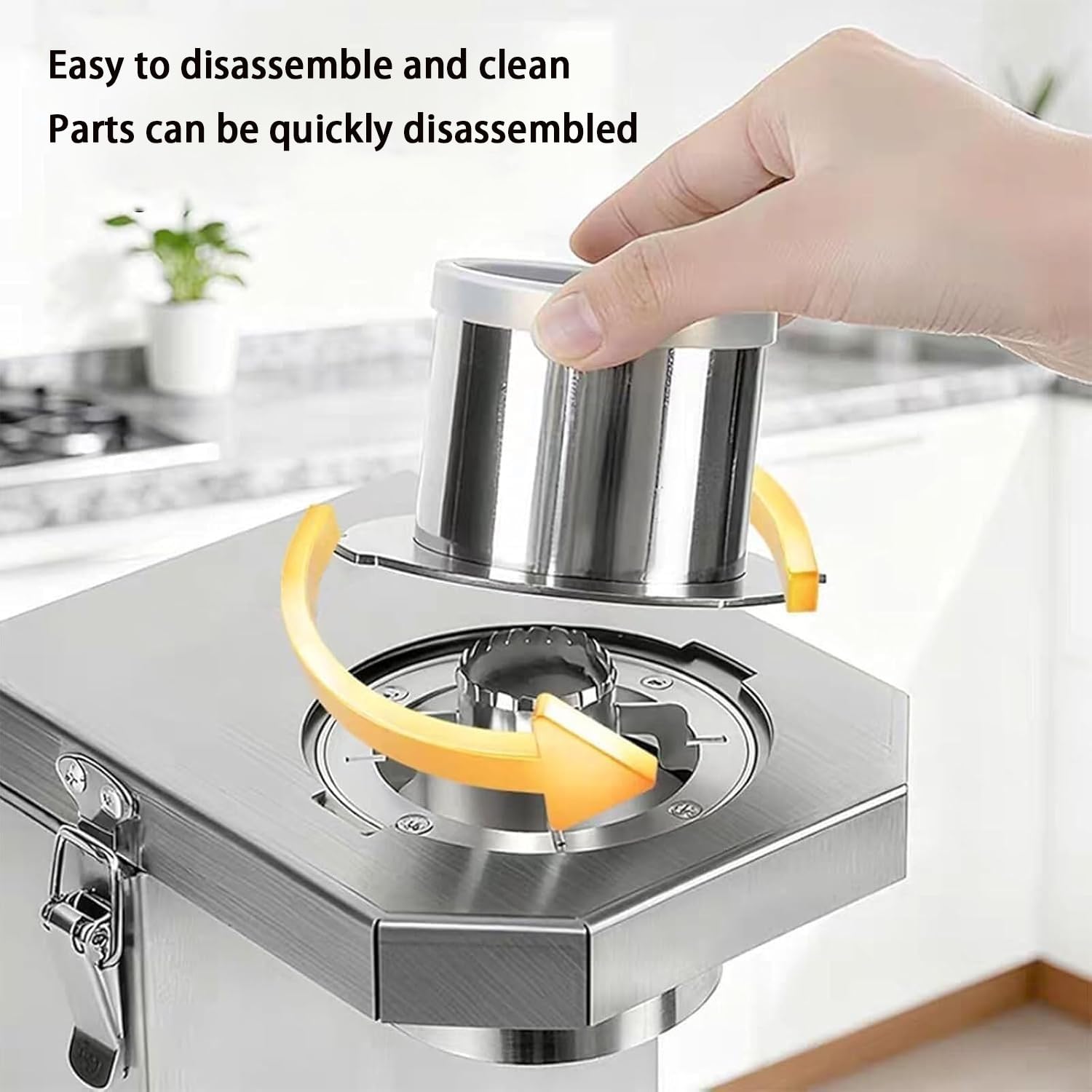 éGreneuse à MaïS éLectrique, 40 W, en Acier Inoxydable, avec EntréE d'alimentation Amovible De 6,5 Cm Et Conception DéMontable pour Un Nettoyage Facile. Convient Au MaïS Frais Et Cuit
