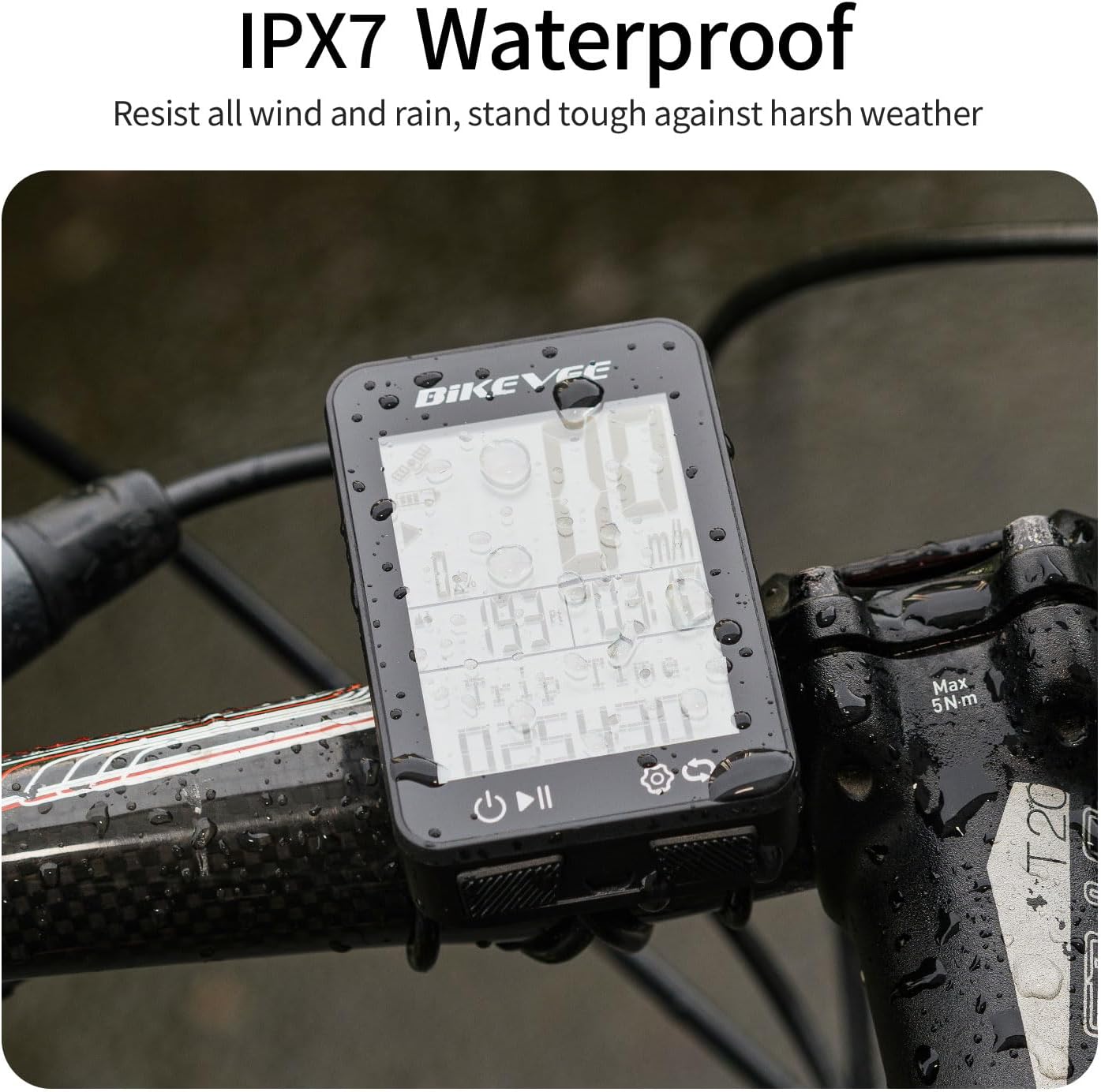 Wireless GPS Bike Computer Bluetooth App, 12 Languages