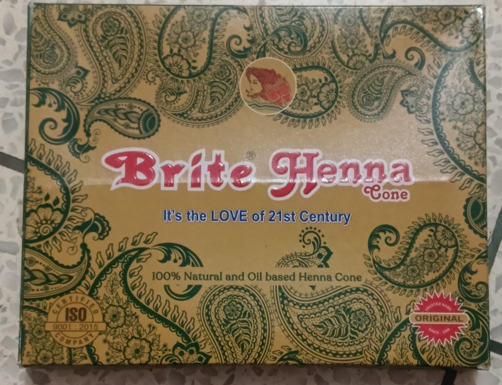 Brite Henna Cone, 100% Natural and Oil Based, Original, ISO 9001:2015.-image-26