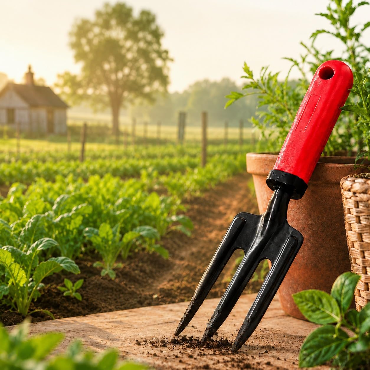 TATA Agrico Weeding Fork Gardening Tool, Rust Preventive Top Coat Suitable for Gardening, Kitchen Garden, GTS076, (1 pc, Black)-image-34