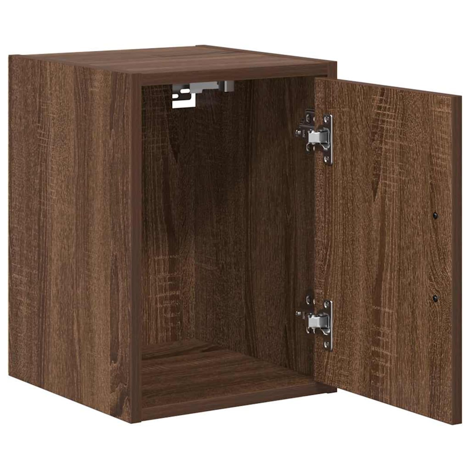 Garagen-Wandschränke 2 STK. mit viel Stauraum Holzwerkstoff Braun Eichen-Optik 30x30x41 cm für Büro, Hauswirtschaftsraum & Speisekammer