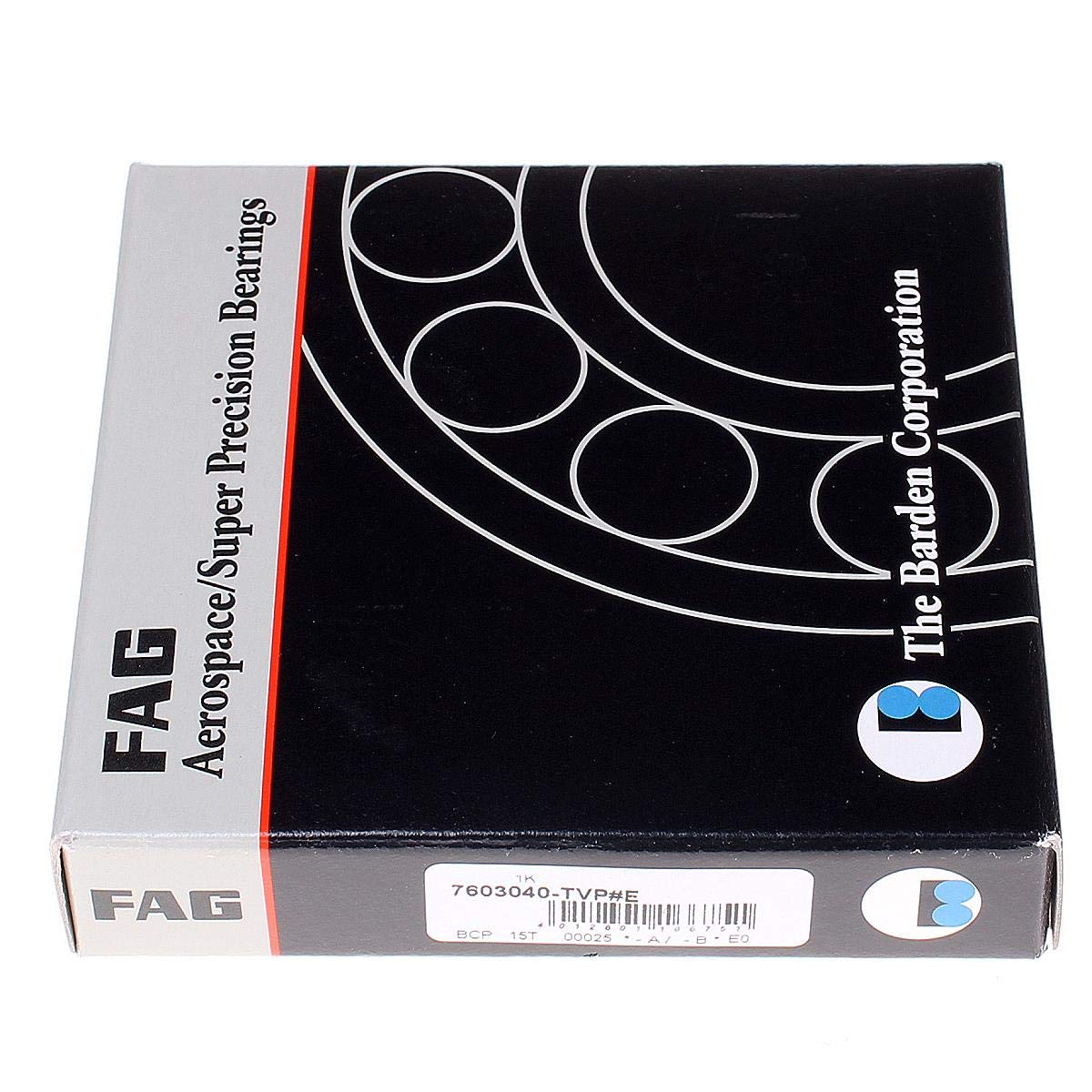 FAG Bearings SINGLE DIRECTION THRUST BALL BEARINGS (7603040-TVP)