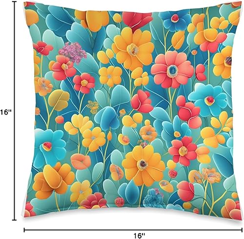 Miniatura 4 de Almohada para descansar, decorativa Almohada de tiro 16x16, multicolor