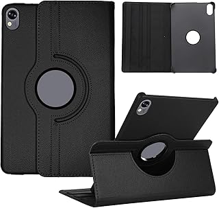 Rotating Case Compatible with Huawei MatePad 11.5 S 2024 Tablet, 360 Degree Rotation Protective Stand Leather Cover Back, Auto Wake/Sleep for MatePad 11.5 S (Black)