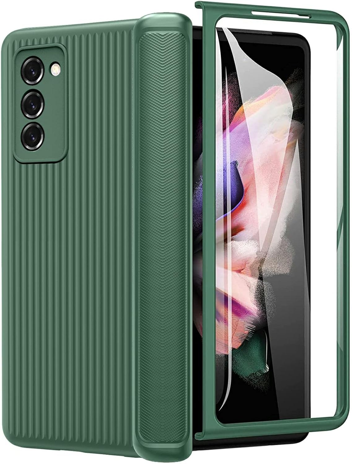 COQUE Case for Samsung Galaxy Z Fold 2 Cover,Ultra-Thin Folding Screen hinged All-Inclusive Phone Shell,Folding Phone Cover for Samsung Galaxy Z Fold 2 5G-Black