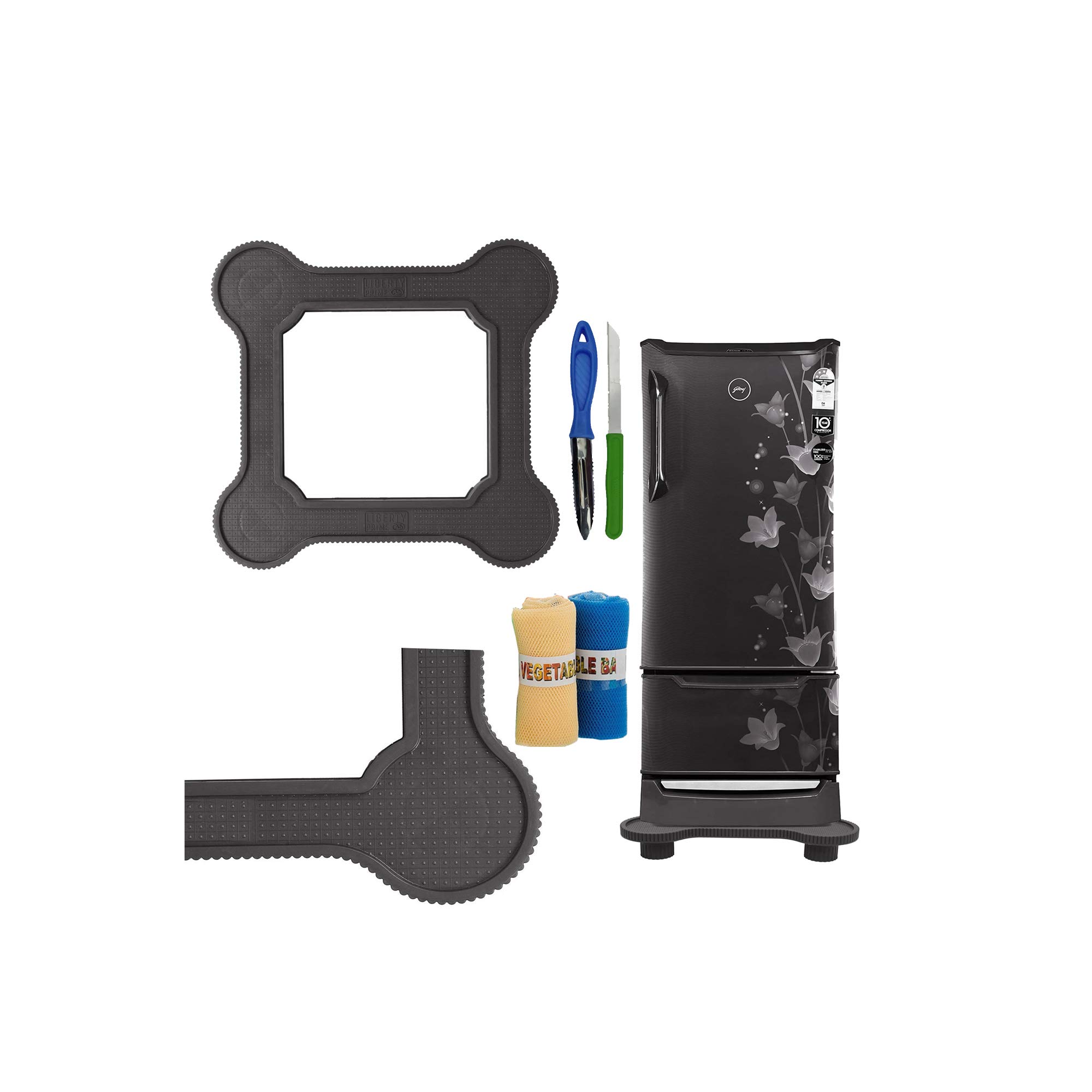 SAI PRASEEDA Heavy Duty Refrigerator Single_Double Door Fridge Stand_Washing Machine Stand_Top Load_Front Load Grey Color with Box Packing Accessories SP03 (B08GKGM8RG) Amazon Price History, Amazon Price Tracker