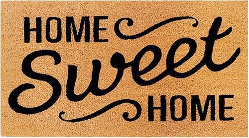 Miniatura 1 de THEODORE MAGNUS - Felpudo de fibra de coco natural con parte trasera antideslizante, 17 x 30cm6.7 x 11.8, para exterioresinteriores