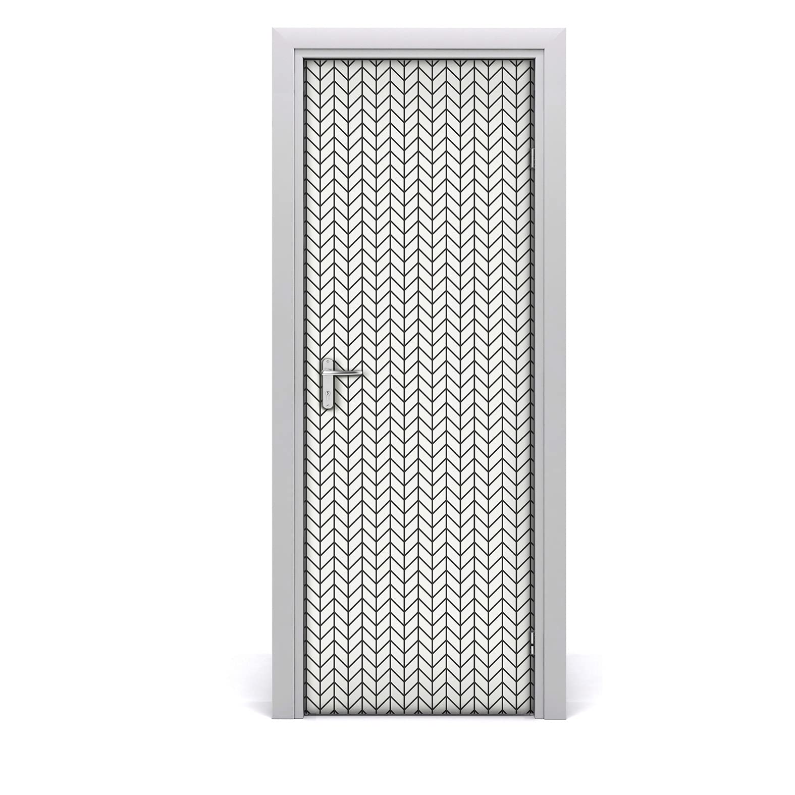 Décoration imperméable pour la porte autocollante et lavable