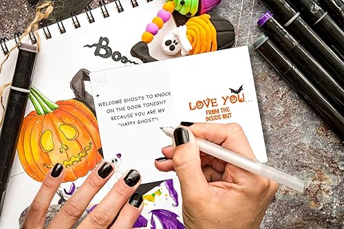 Miniatura 5 de SICOHOME Tarjetas de Halloween, divertidas tarjetas de aniversario de Halloween, tarjetas de felicitación de Halloween para marido, novio, tarjetas