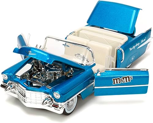 Miniatura 5 de Jada Toys M&M'S - Azul y Cadillac Eldorado 1965 - 124