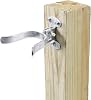Gate Fork Latch - 2 3/8 Fork, Wall Mount for Chain Link Fence Gate | Chain Link Fence Hardware | Gate Latch