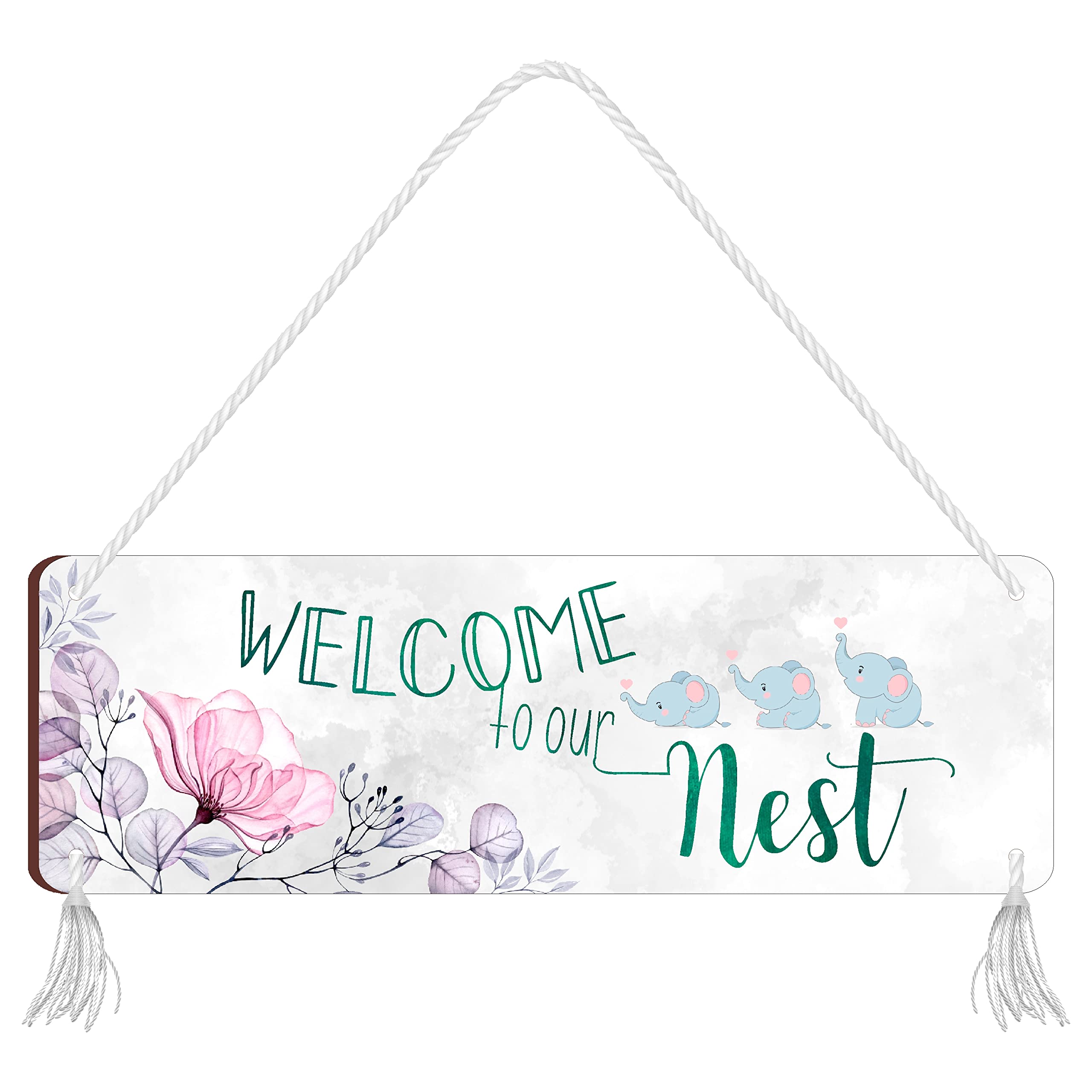 Blue Finch Home Decor Welcome Home Wall Hanging for Home Entry Decor Or Living Room Decoration | Welcome Home | Door Hanging | Home Wall Decor
