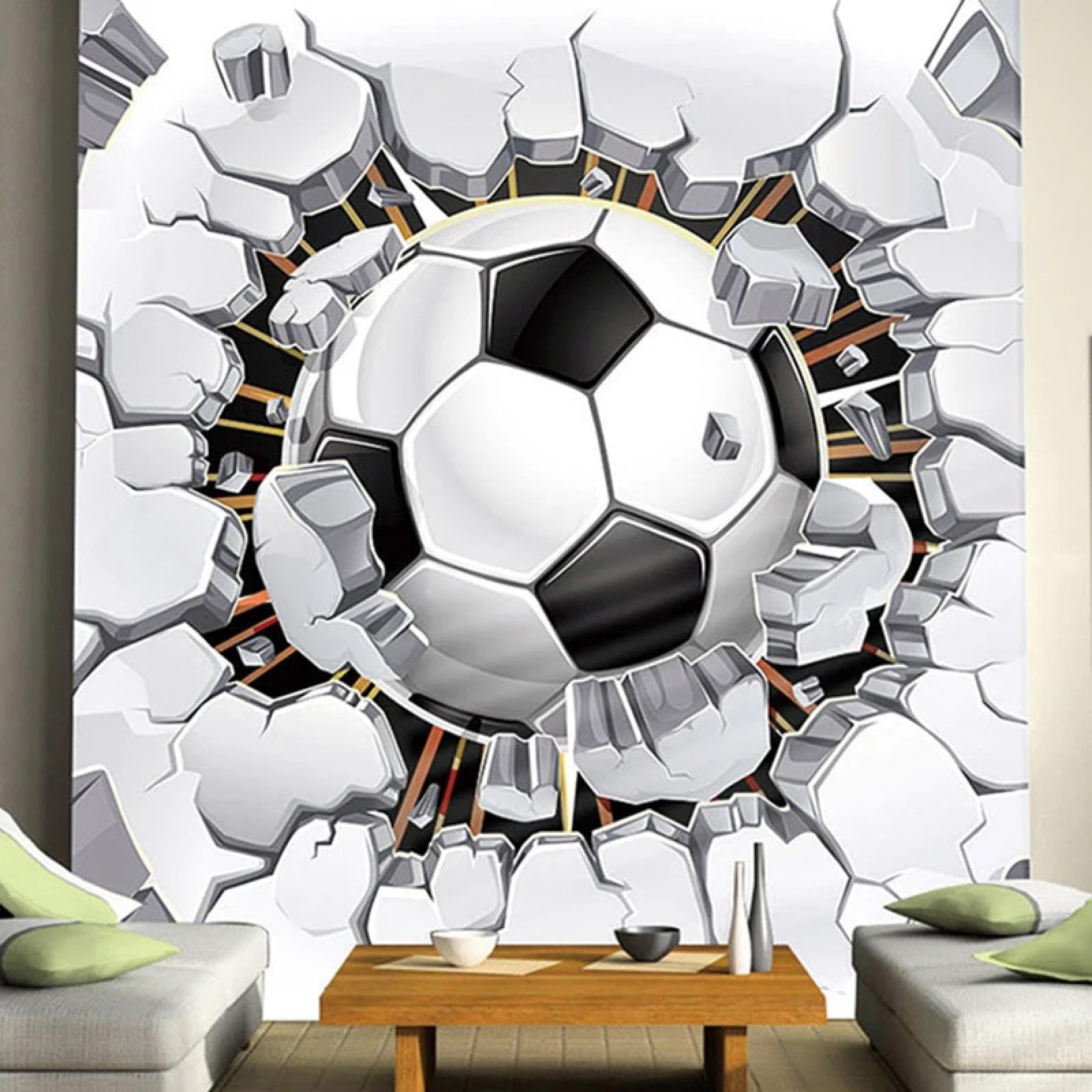 Calcio sport foto murale ragazzo camera dei bambini divano 3d murale carta da parati tv sfondo muro decorazione della casa