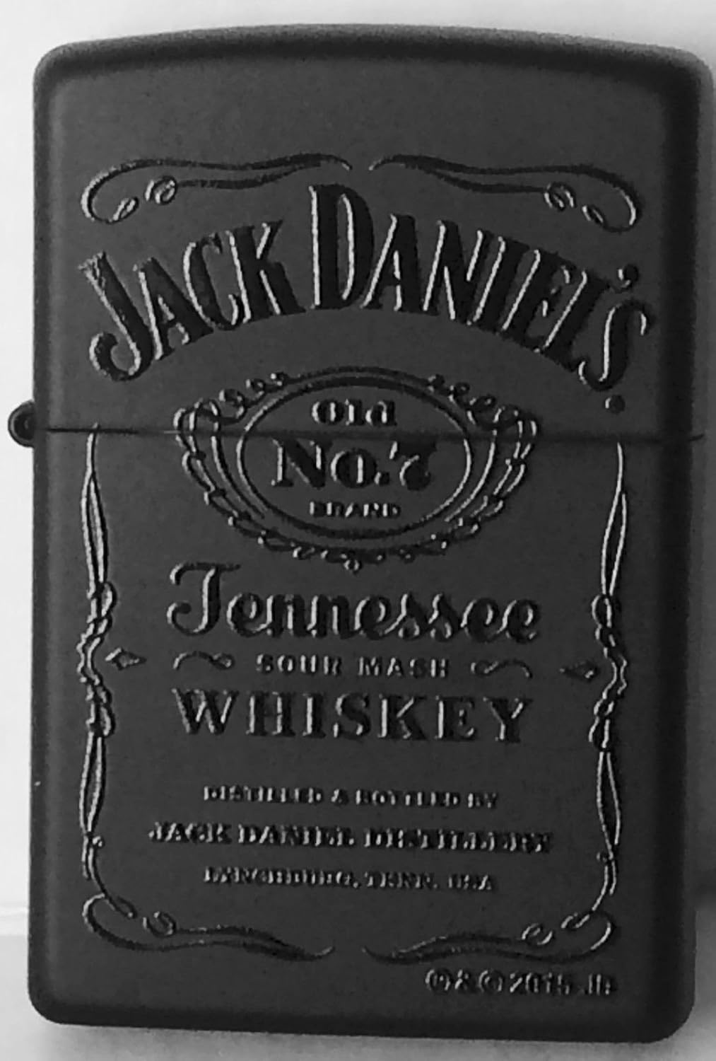 Zippo Windproof Black Matte Lighter with Black Jack Daniels burakkumattozyakkudanieru [Parallel Import Goods]