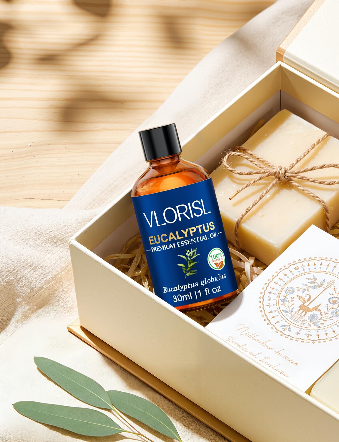Olio Essenziale di Eucalipto 30ML, Aroma Fresco e Naturale, per Diffusore, Bagno, Sauna e Aromaterapia