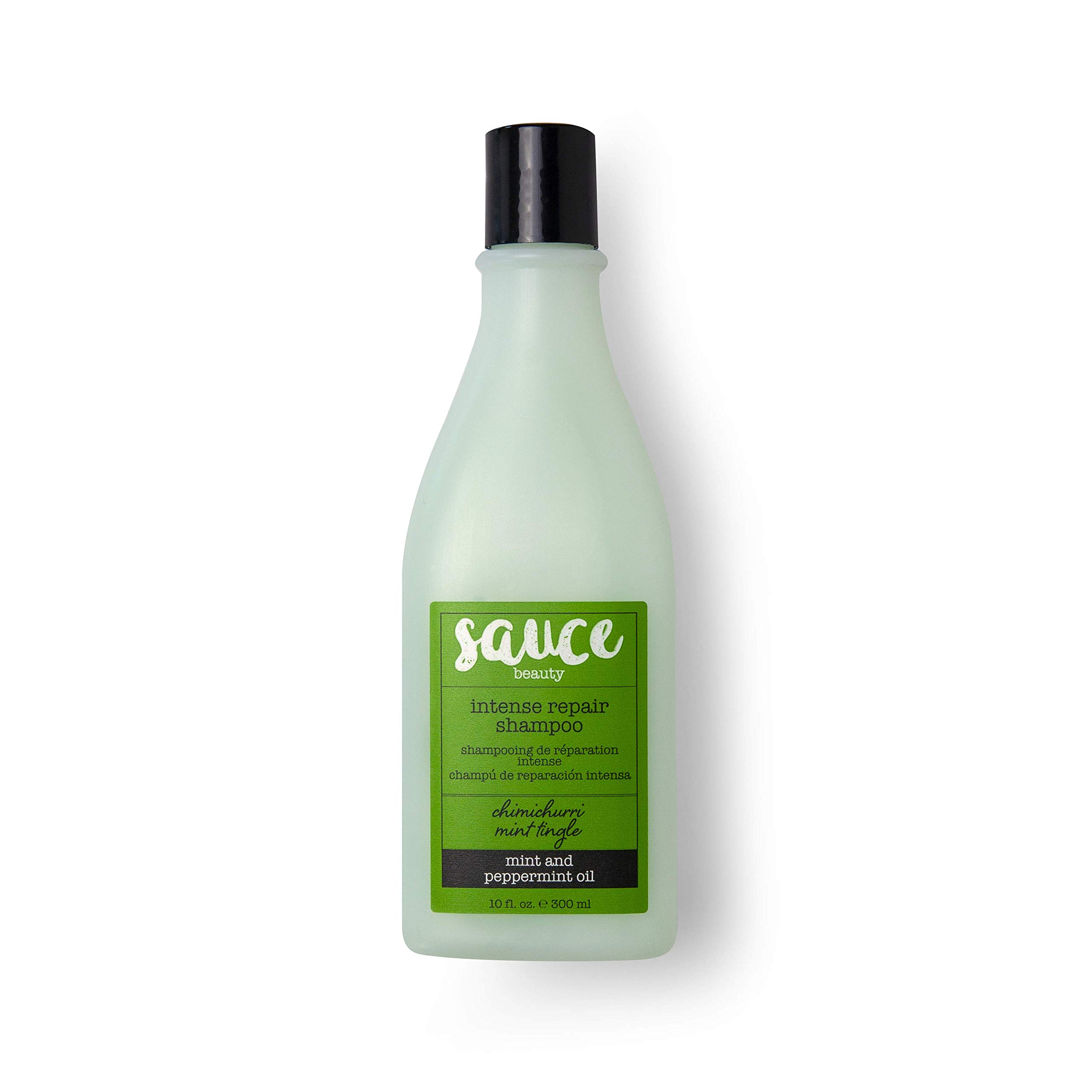 Chimichurri Mint Tingle Intense Repair Shampoo with Peppermint Oil to Alleviate Damaged Hair, Soothe Scalp and Moisturize Dry Hair - Sulfate Free Shampoo with Argan Oil for Healthier & Stronger Hair