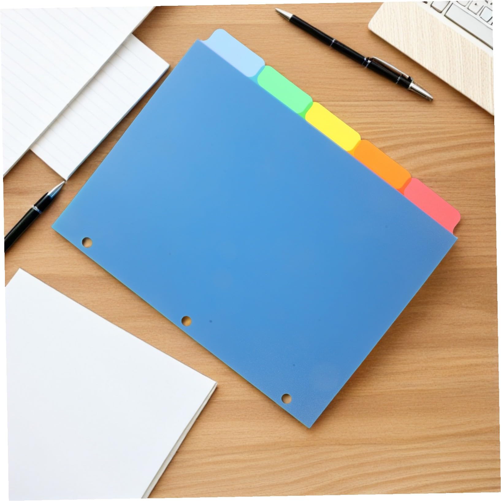 20pezzi Separatore Raccoglitore ad Anelli Divisori per Quaderni Scrivibili Linguette per Raccoglitori Riutilizzabili Accessori per Archiviazione da Ufficio Divisori Scolastici