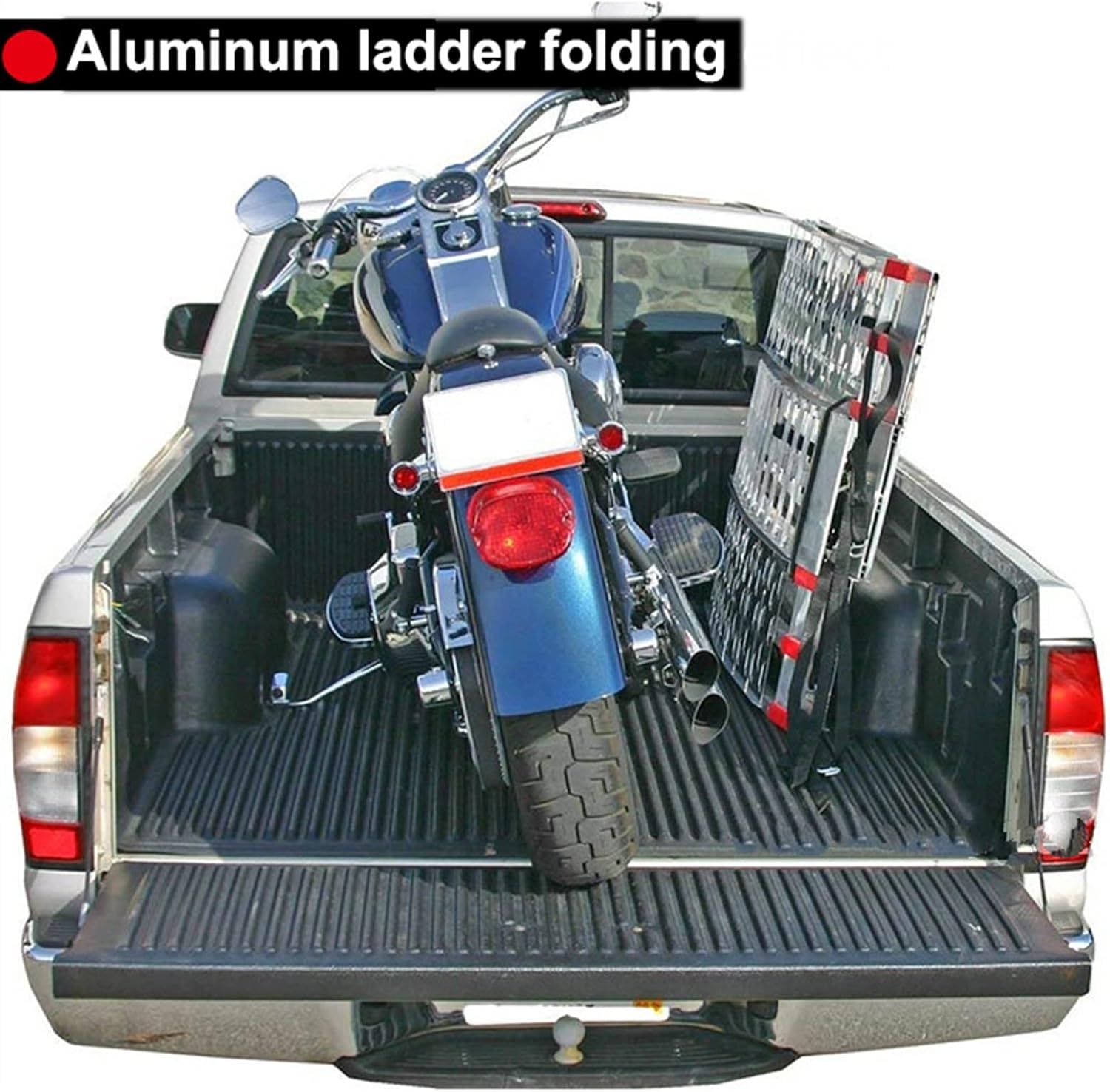 Folding Aluminum Load Ramps,Truck Ramp Loading Ramp,for Tailgate/Trailers/Motorcycle/Lawnmowers (Color : A)