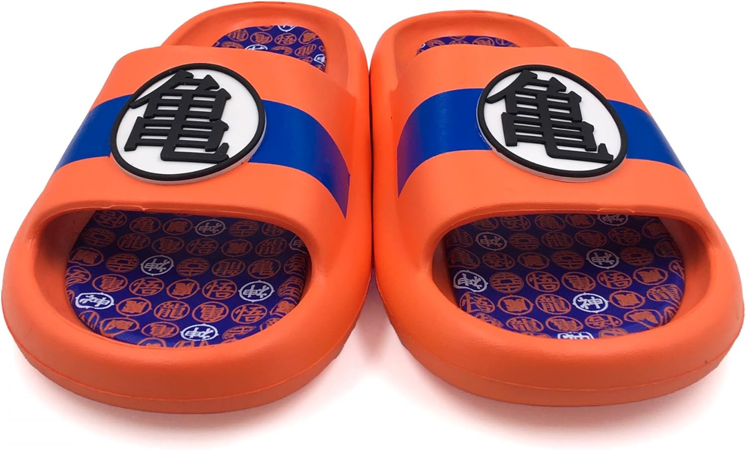 Ground Up Dragon Ball Z Kame Symbol Men's Cloud Comfort Foam Slide Sandals - Image 4