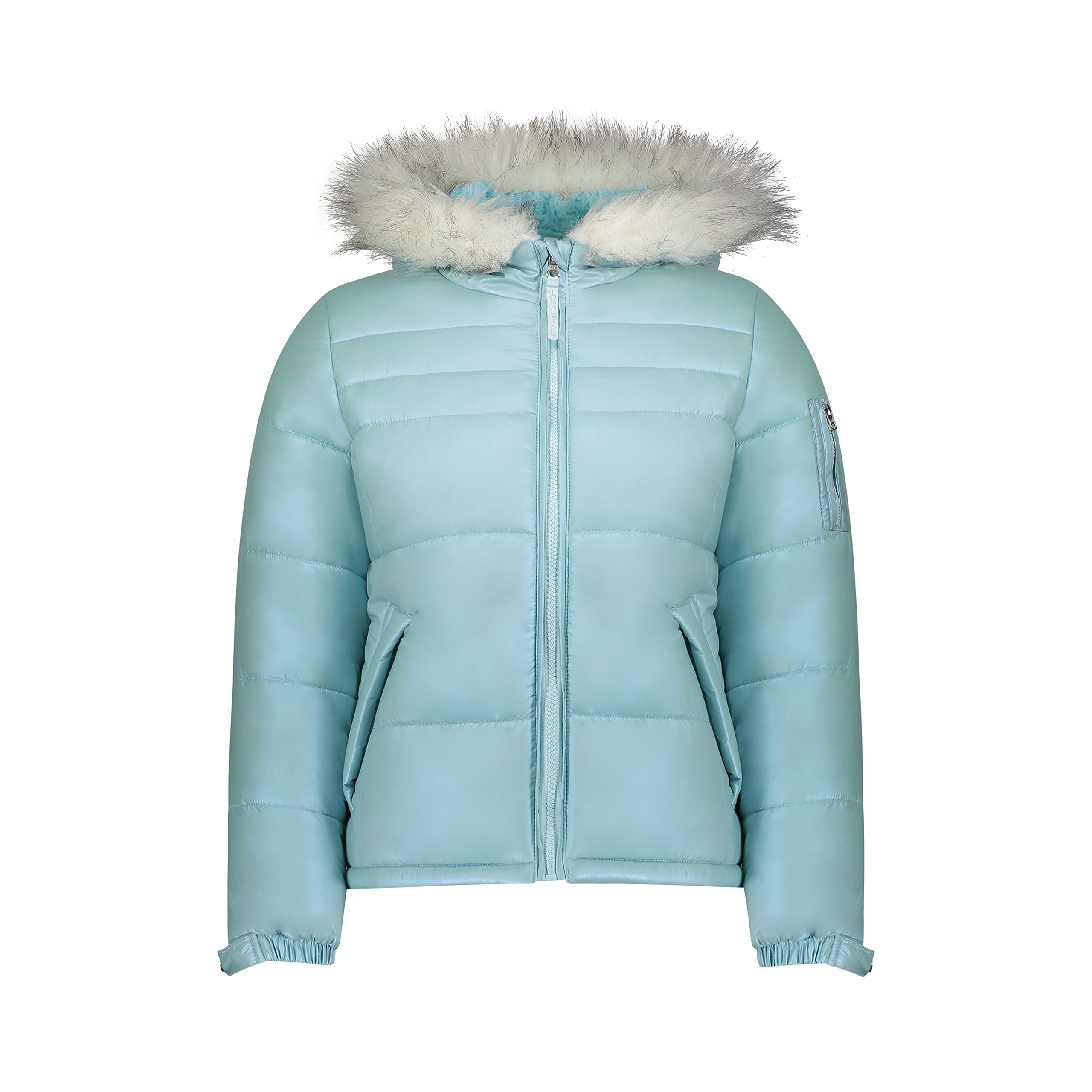 LONDON FOG Baby Girls' Heavyweight Expedition Jacket - Reversible Winter Coat