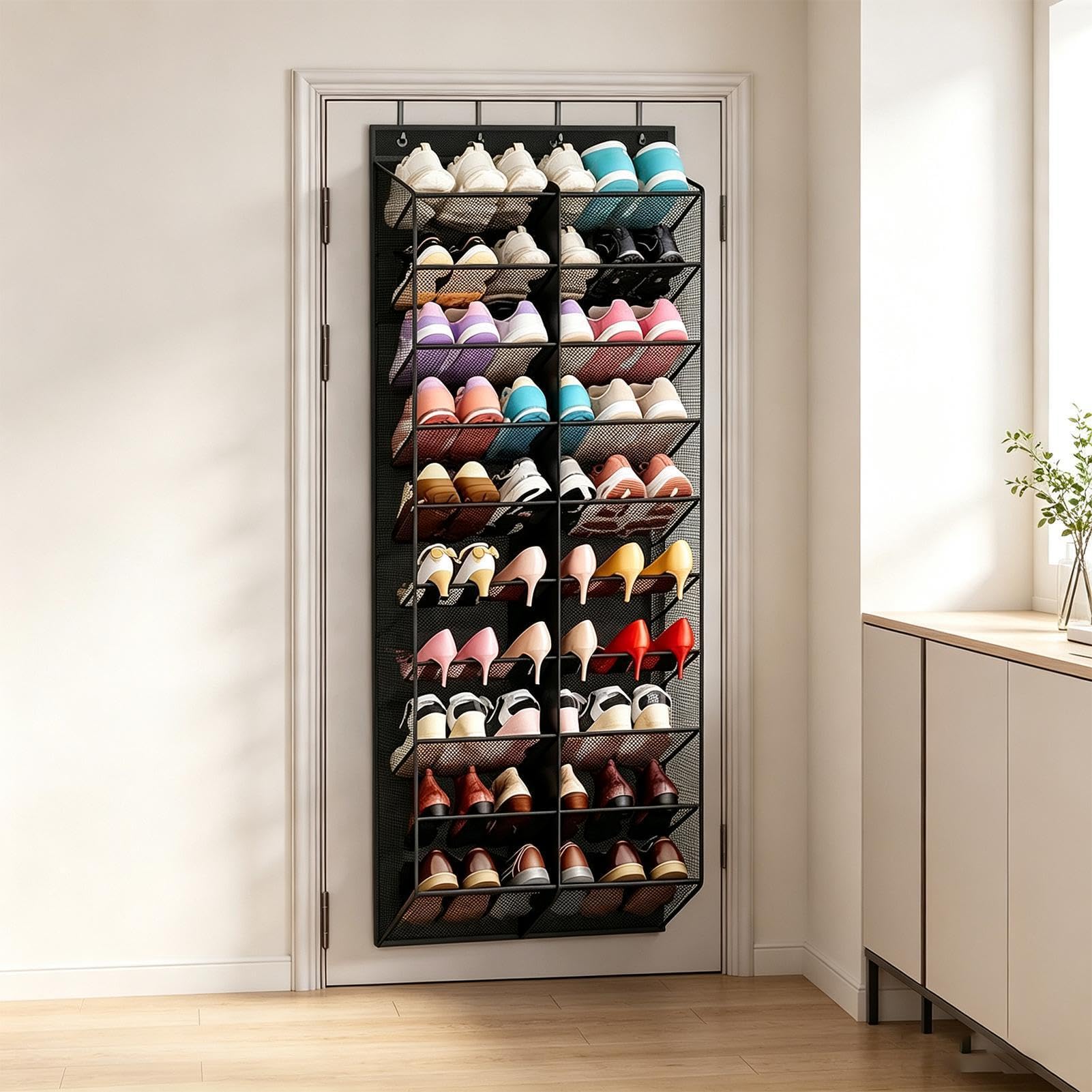 Étagère à chaussures à suspendre à 10 niveaux