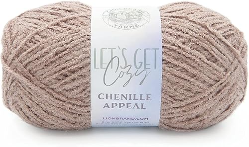 Miniatura 9 de Lion Brand Yarn Hilo de chenilla, color dorado cosecha