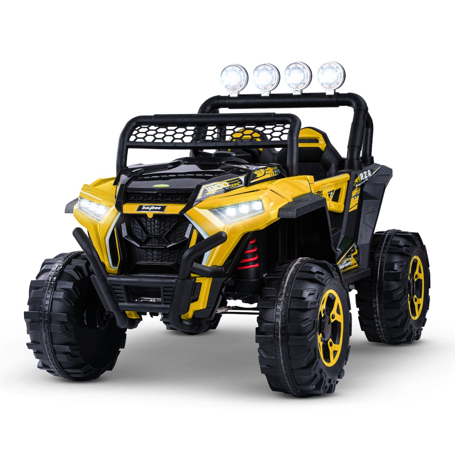 Baybee Broot Rechargeable Battery Operated Jeep for Kids, Ride on Toy Baby Car with Music & Light, Kids Jeep Battery Car, Electric Jeep Car for Kids to Drive 3 to 8 Years Boys Girl (Wrath Yellow) (B0CPY937FM) Amazon Price History, Amazon Price Tracker