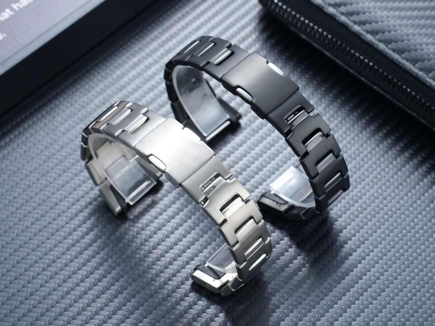 Compatible with Casio PRG-110T/Y, PRW-1300Y Series Strap, Modified Titanium Alloy Dedicated Notched Strap