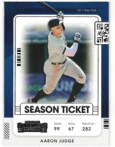 AARON JUDGE 2021 Panini Contenders #59 Baseball Card New York Yankees