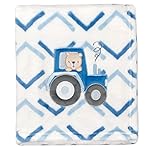 Plush Fleece Throw and Receiving Baby Blankets for Boys and Girls 30x36