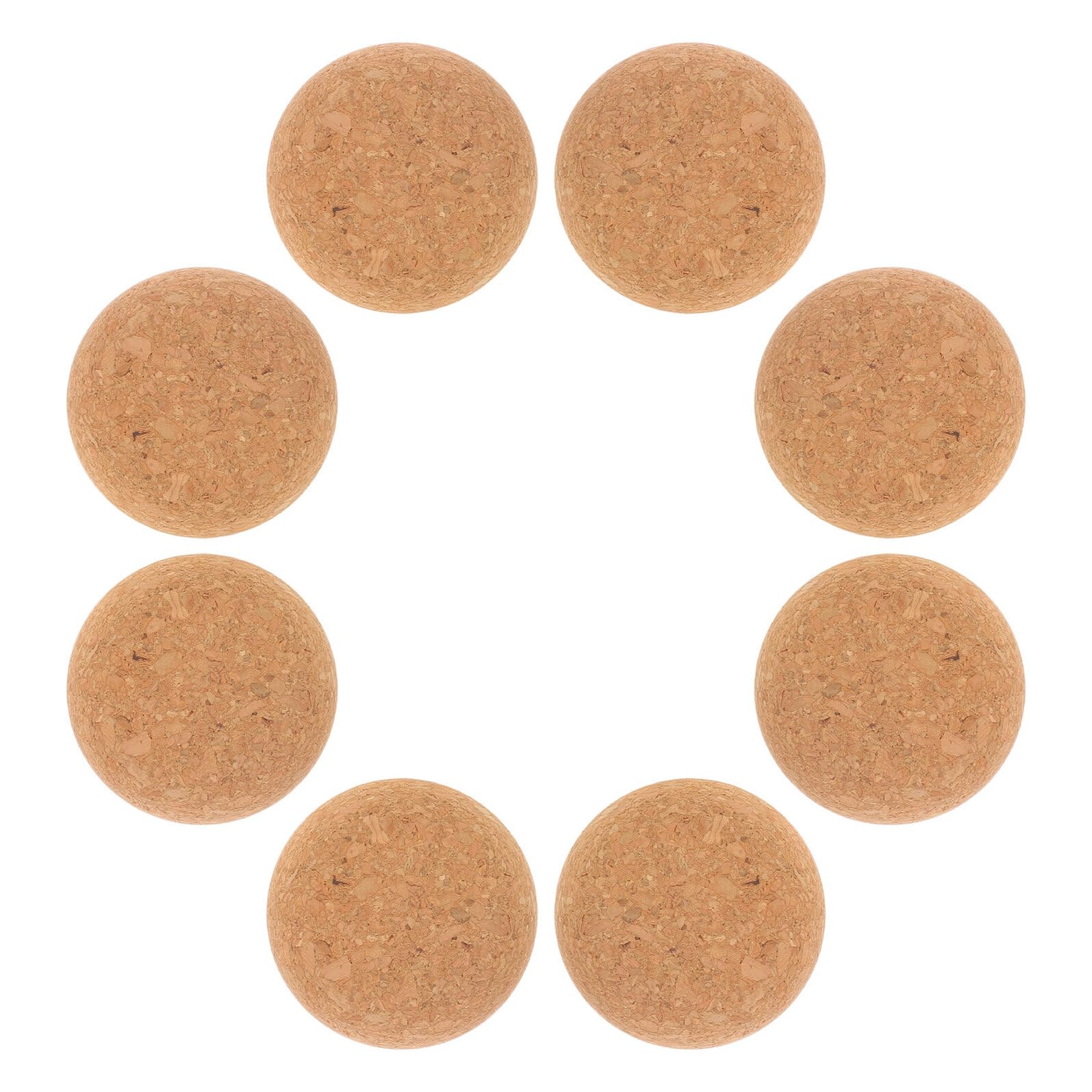 Tapones de corcho de madera cónicos Hohopeti para botellas de vino y frascos, 8 piezas