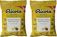 Ricola Original Herb Cough Drops - Natural Swiss Herbs for Cough Suppressant & Sore Throat Relief, 130 Drops/Bag, Pack of 2