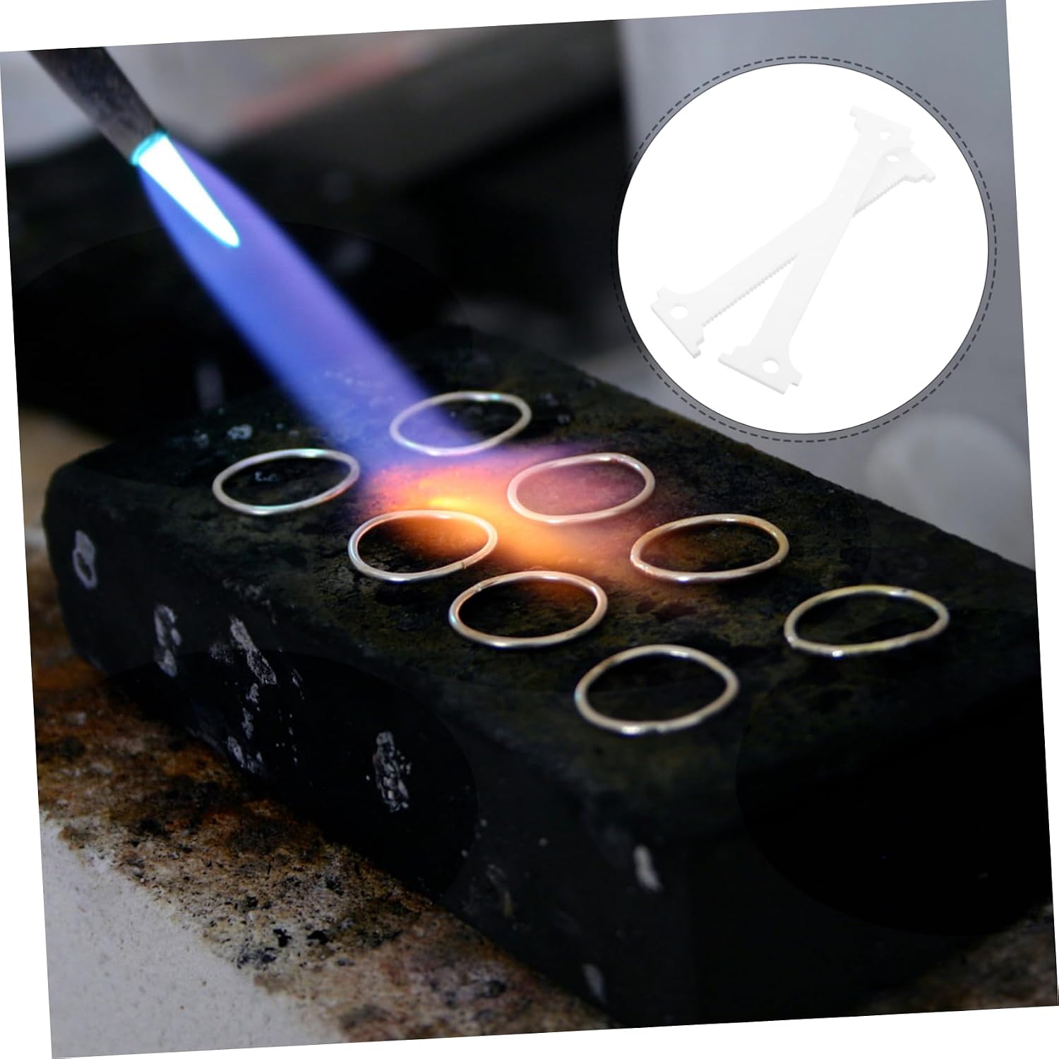 VILLCASE 2pcs Pottery Supply Fire Kiln Tools Burning Bracket Ceramic Jewelry Placing Stands