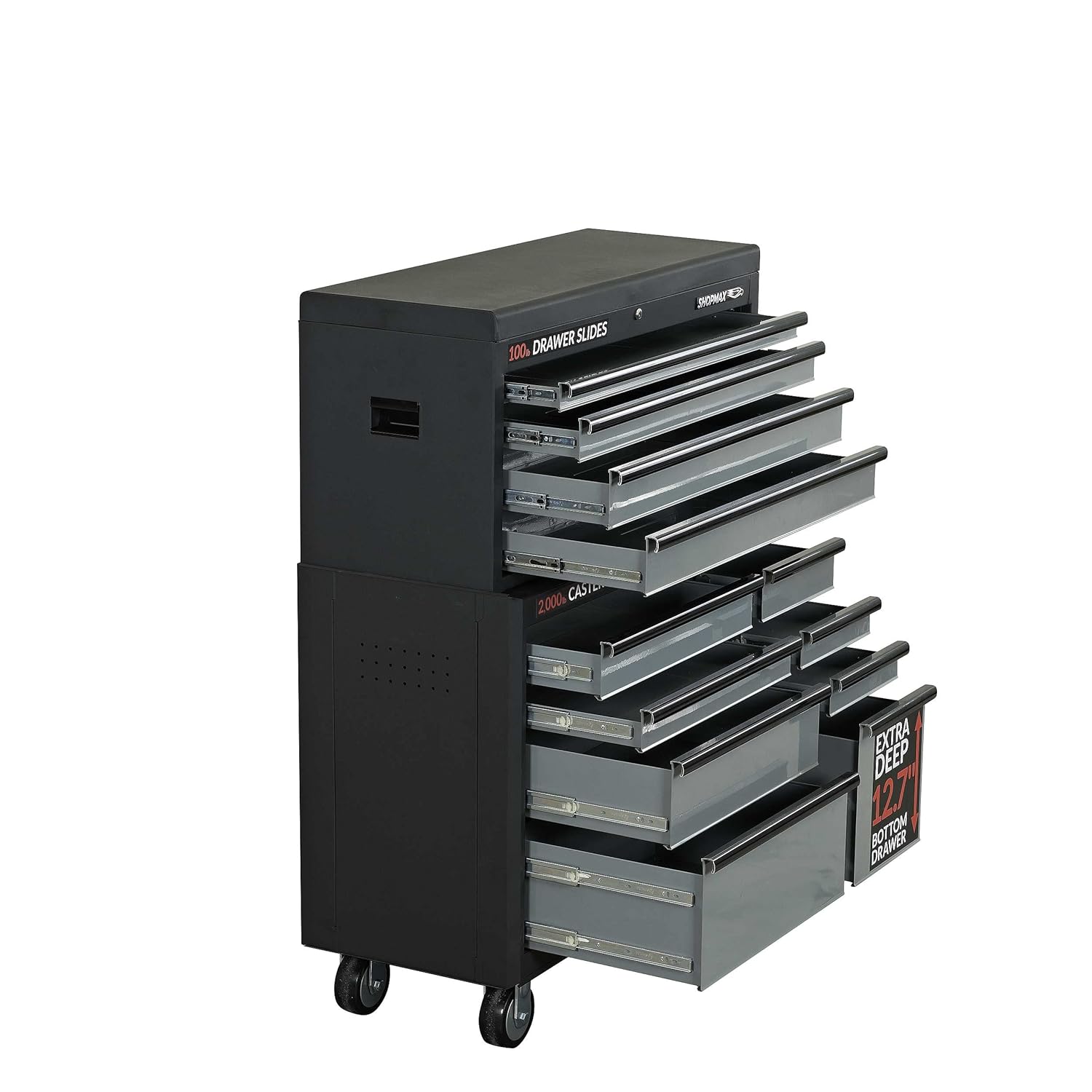 41 in. 12-Drawer Tool Chest and Rolling Cabinet Combo