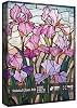Stained Glass Iris Jigsaw Puzzle 1000 Piece for Adult, Flower Art Plant Jigsaw Puzzles, Colorful Nature Pretty Floral Puzzle
