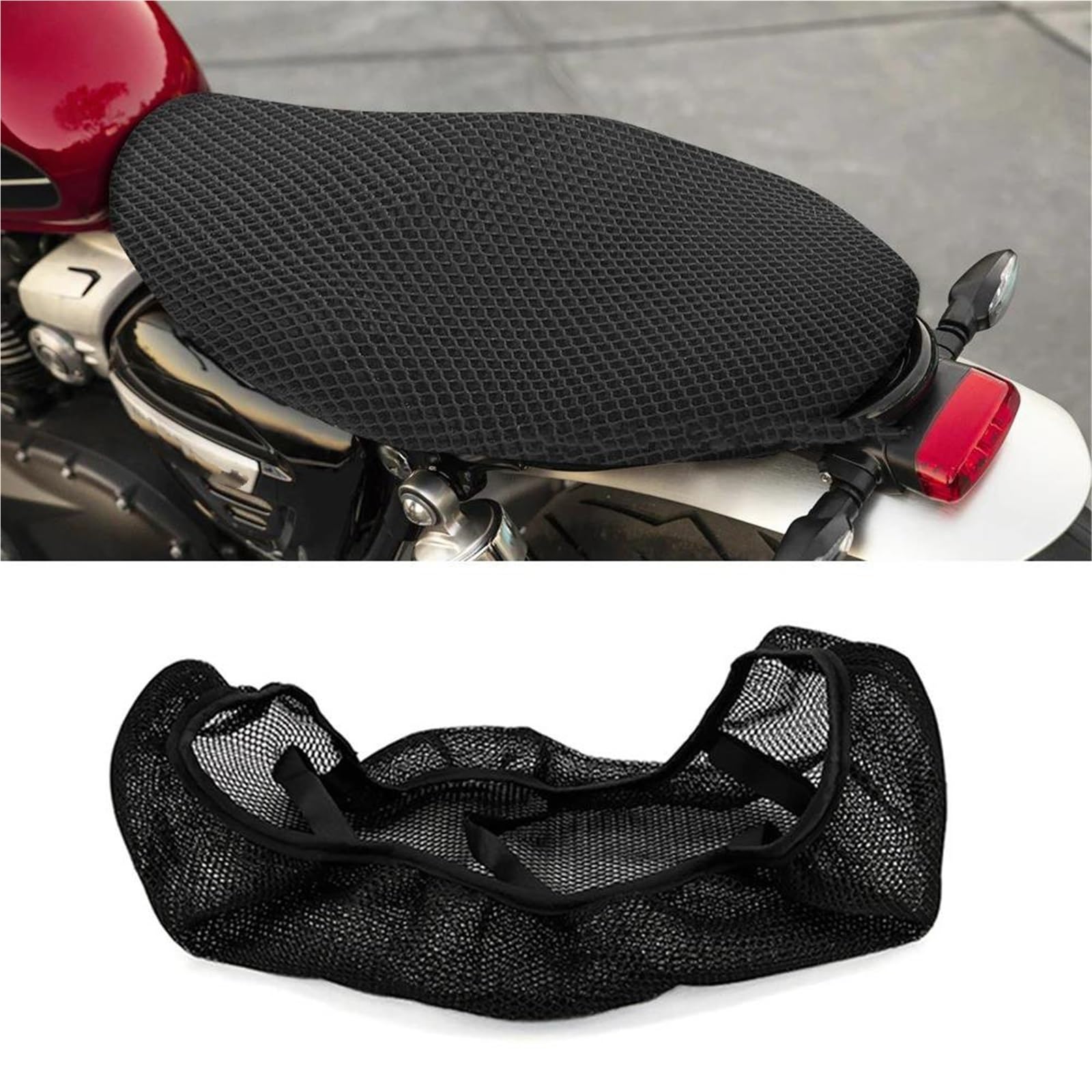 Parte a due ruote Coprisedile Traspirante In Rete A Nido D'ape Per Accessori Motociclette Per SpeedTwin 900