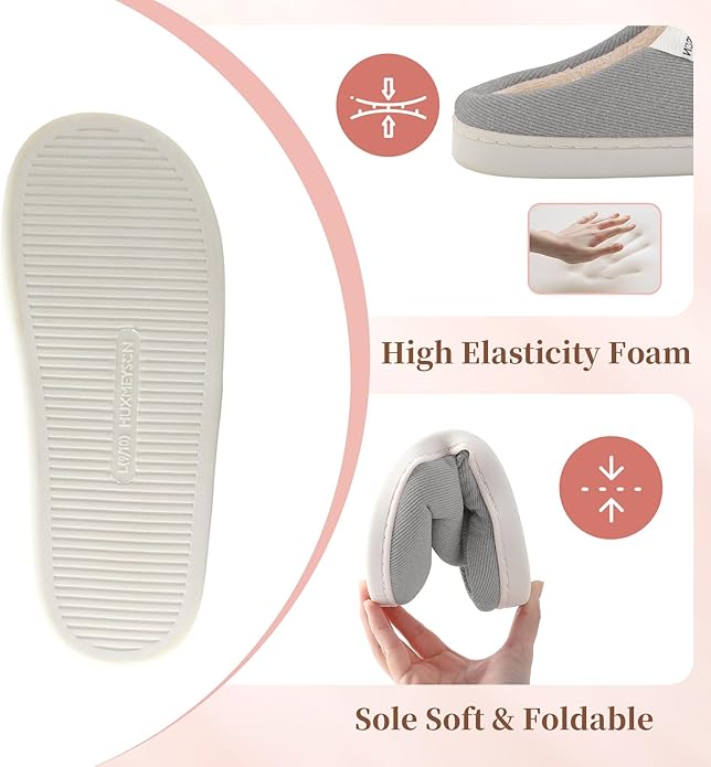 Pantuflas para Mujer HUXMEYSON con Espuma Viscoelástica miniatura 4