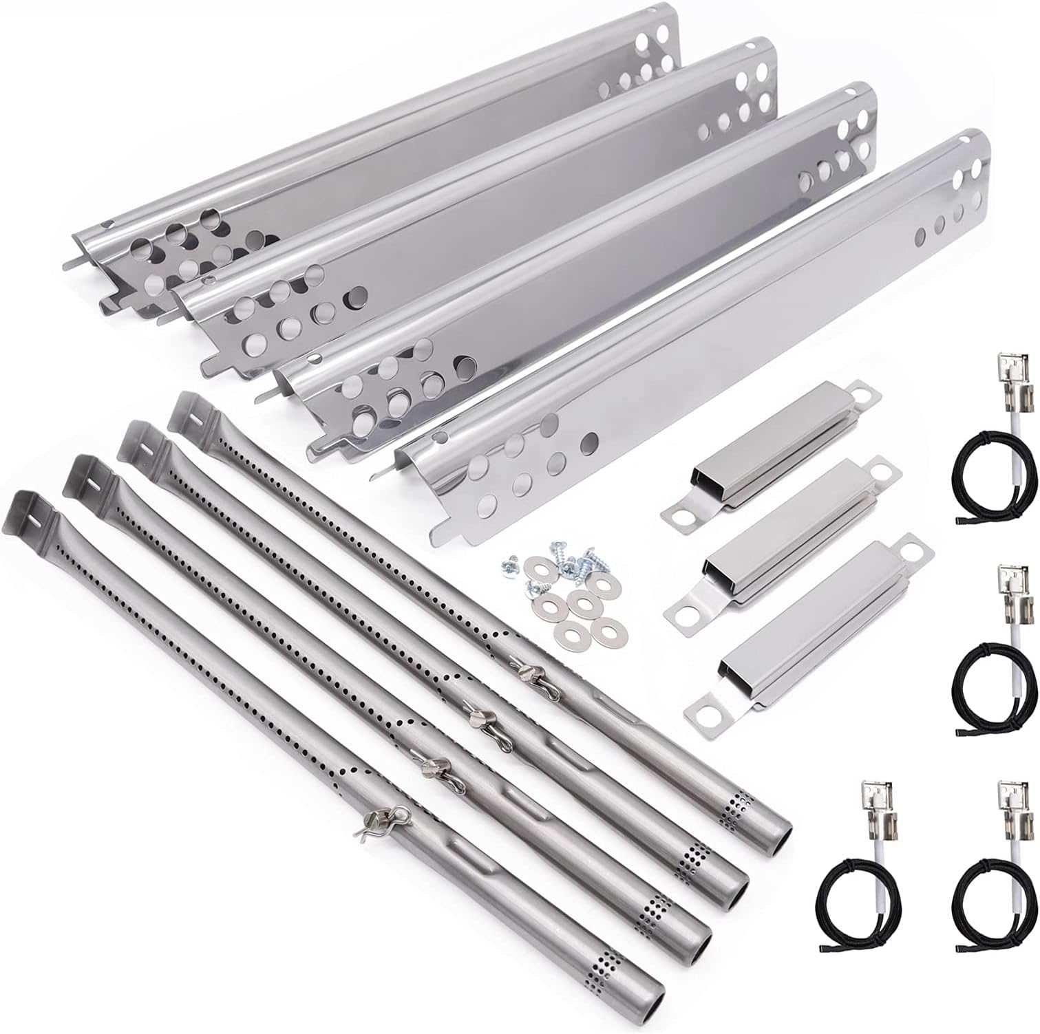 Grill Replacement Parts for Charbroil Advantage 4 Burner 463344015 463343015 463433016 463240015 463432215 463642116 463370015 Gas Grill, G458-0018-W1 Heat Plates, G432-8M00-W1 Burners & igniters