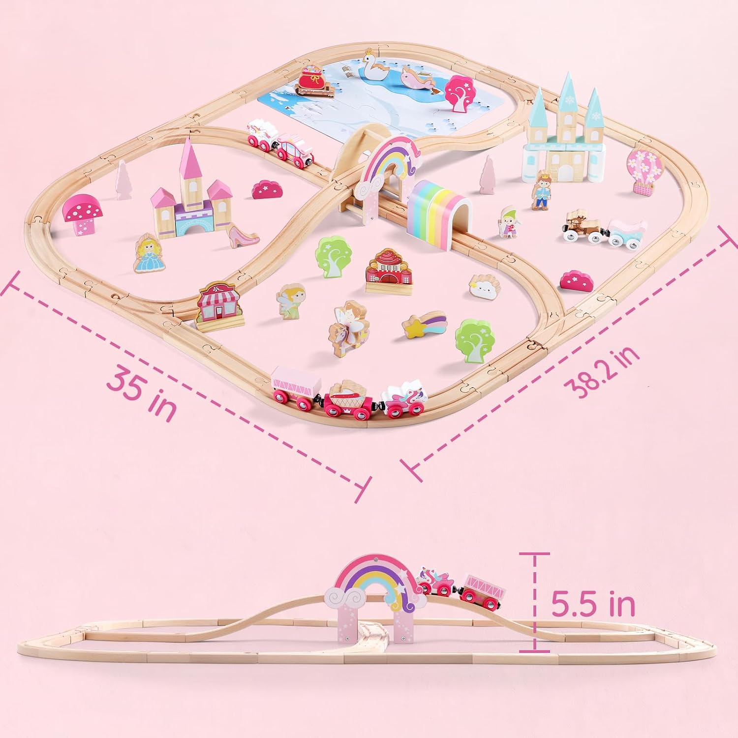 Sainsmart Jr Wooden Train Girls 112