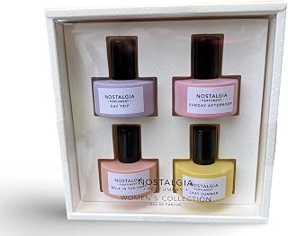 Generic Nostalgia Perfumery Gift Set For Women | 4 Scents of .5 Fl Oz Each | 2 Fl Oz Total